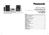 Panasonic - SC-PMX70 & SCPMX70B - Navod na obsluhu SK 